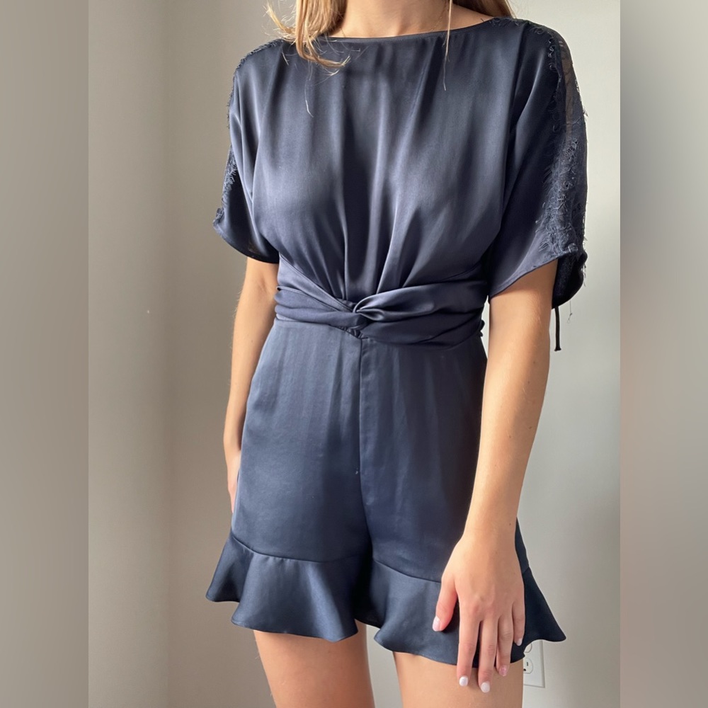 COPY - Zara Playsuit Open Back Lace size M